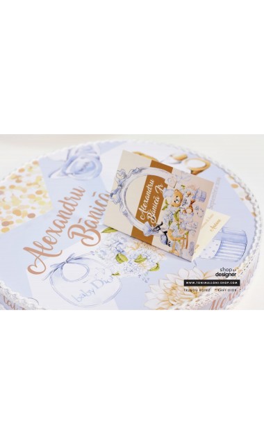 Trusou de botez pentru baieti cu ursuletul Baby Dior, Ursulet de plus 5
